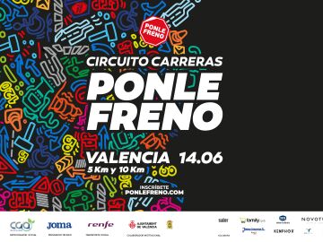 Cartel Carrera Ponle Freno Valencia 2025