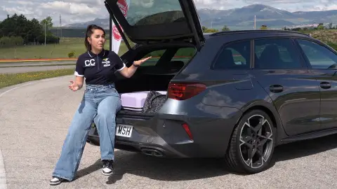 Maletero del Cupra León Sportstourer Maletero del Cupra León Sportstourer