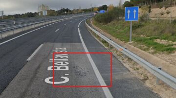 Pavimento inestable en la M-501 conocida como "Carretera de los Pantanos" Pavimento inestable en la M-501 conocida como "Carretera de los Pantanos"
