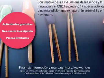 Semana de la Ciencia y la Innovación en el CNIC Semana de la Ciencia y la Innovación en el CNIC
