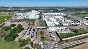  Vista a&eacute;rea de la factor&iacute;a de Renault en Palencia