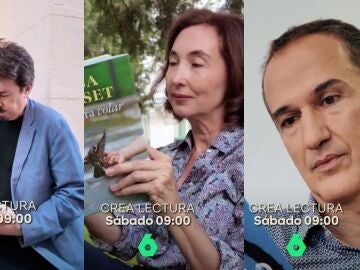 Pedro Mairal, Elsa Punset y Roberto Santiago