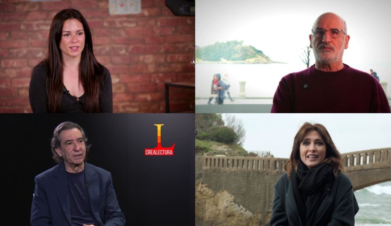 Fernando Aramburu, Helena Resano, &Aacute;ngel Antonio Herrera y Alice Kellen en Crea Lectura