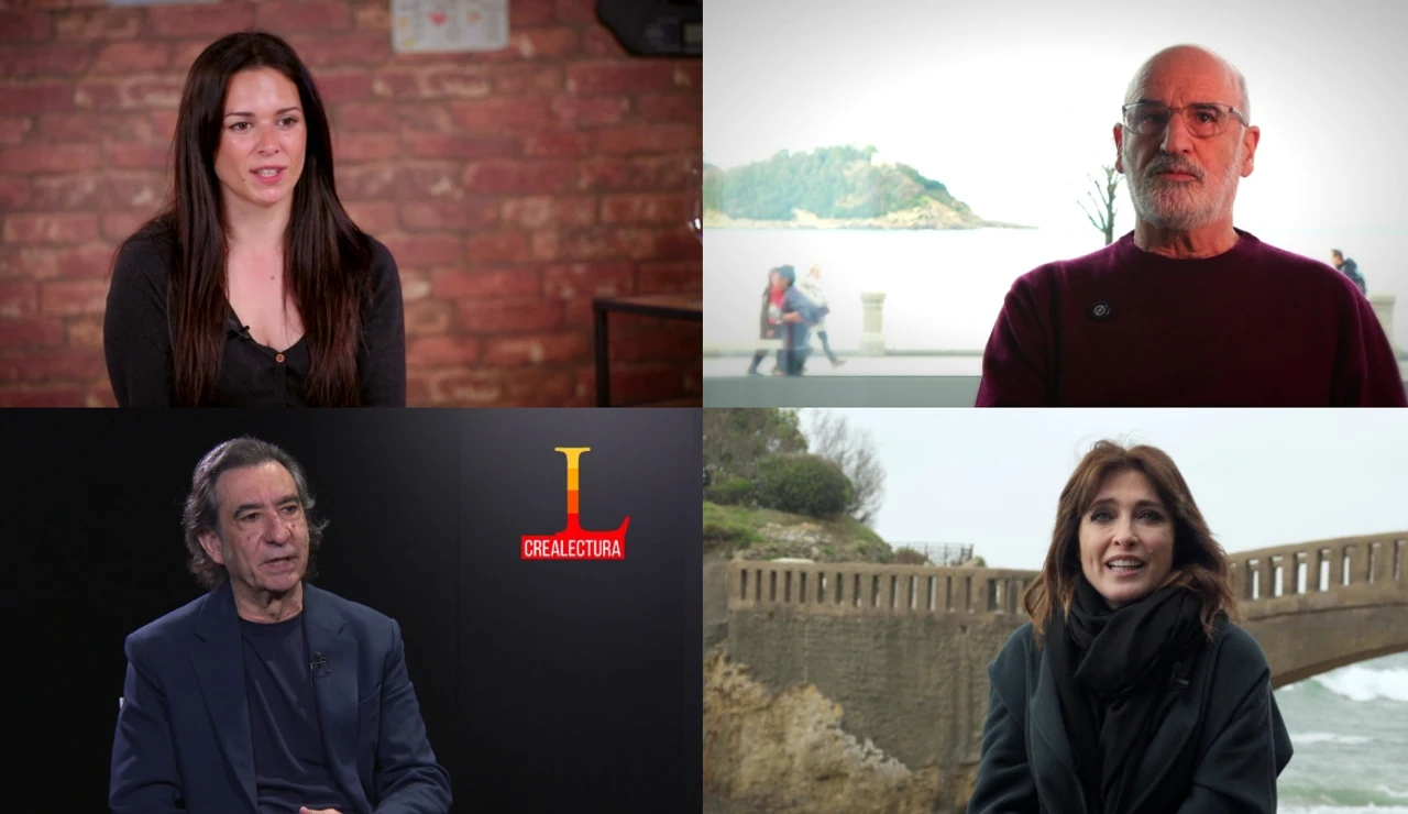 Fernando Aramburu, Helena Resano, Ángel Antonio Herrera y Alice Kellen en Crea Lectura Fernando Aramburu, Helena Resano, Ángel Antonio Herrera y Alice Kellen en Crea Lectura