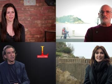 Fernando Aramburu, Helena Resano, &Aacute;ngel Antonio Herrera y Alice Kellen en Crea Lectura