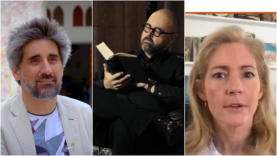 Carlos Ruiz Zafón, Manel Loureiro y Kathryn Stockett en Crea Lectura Carlos Ruiz Zafón, Manel Loureiro y Kathryn Stockett en Crea Lectura