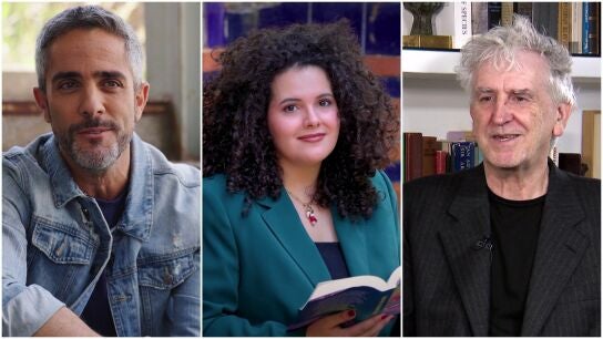 Roberto Leal, Inma Rubiales, Rafael Mart&iacute;nez-Corti&ntilde;a y Juan Luis Arsuaga en Crea Lectura