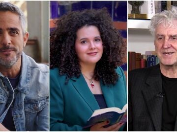 Roberto Leal, Inma Rubiales, Rafael Mart&iacute;nez-Corti&ntilde;a y Juan Luis Arsuaga en Crea Lectura