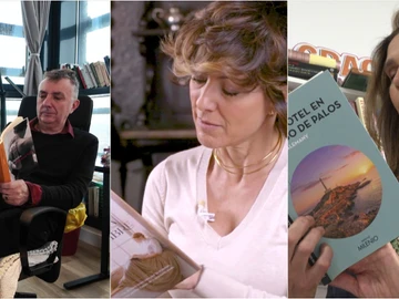 Sonsoles Ónega, Manuel Vilas, Ana Alemany y Collen Hoover en Crea Lectura Sonsoles Ónega, Manuel Vilas, Ana Alemany y Collen Hoover en Crea Lectura