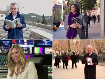Eduardo Mendoza, Elvira M&iacute;nguez, Beatriz Arias y Lorenzo Silva, en Crea Lectura