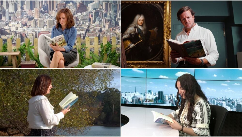  Paloma S&aacute;nchez - Garnica, Rafael Tarradas Bult&oacute;, Ledicia Costas y Noelia Alegre, en Crea Lectura 