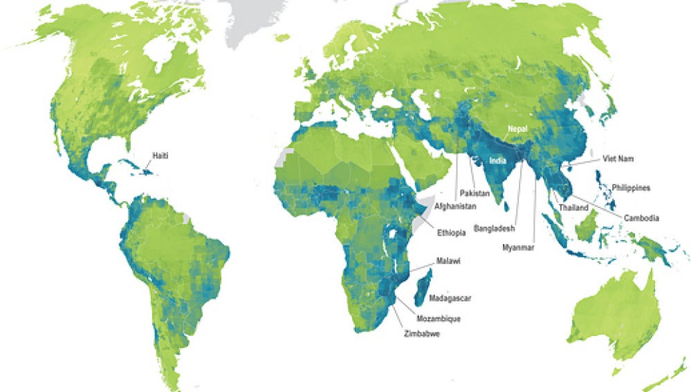 Mapa de vulnerabilidad ante el cambio climático