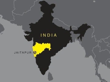 Jaitapur en la India