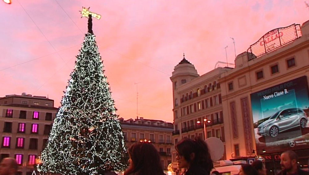Alumbrado navideño en Madrid
