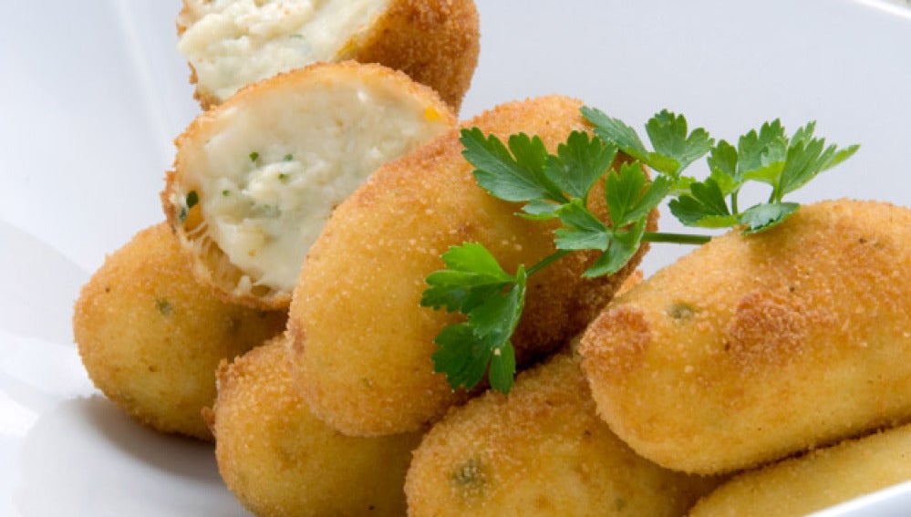 Croquetas de pollo y huevo
