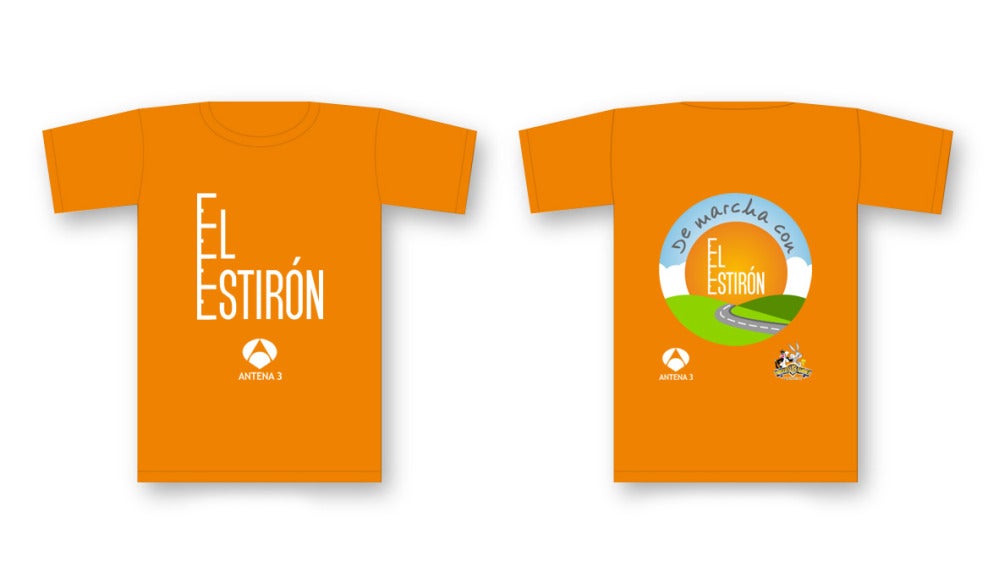 Camiseta de marcha con El Estirón