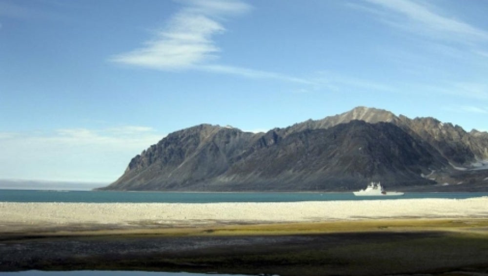 Un glaciar sin hielo en el Ártico