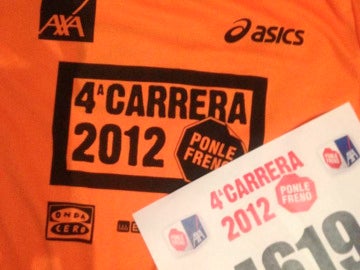 Dorsal 4619 para la 4ª Carrera Ponle Freno