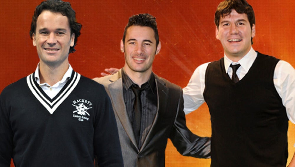 Carlos Moyá y Andy & Lucas en El Estirón