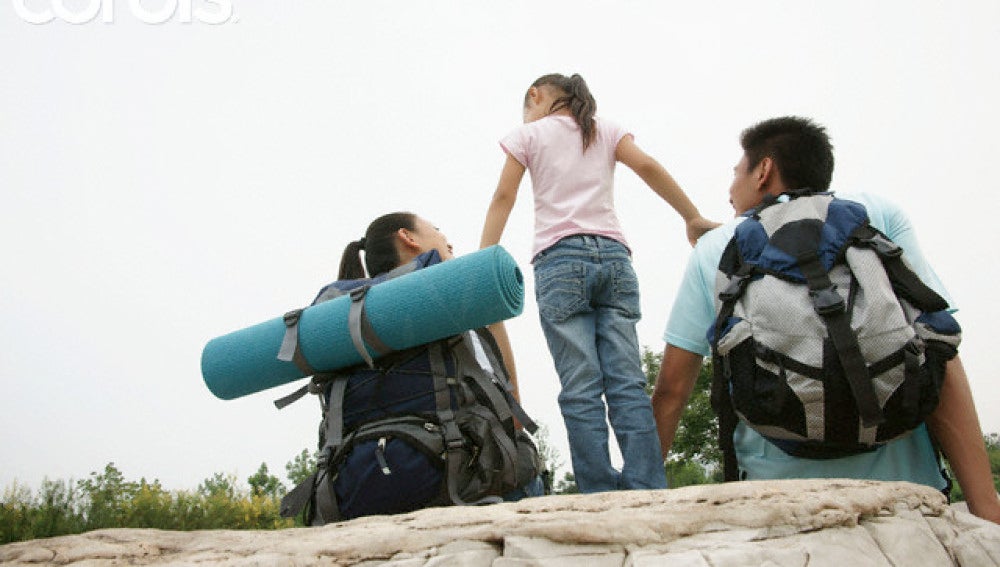 Niños senderismo