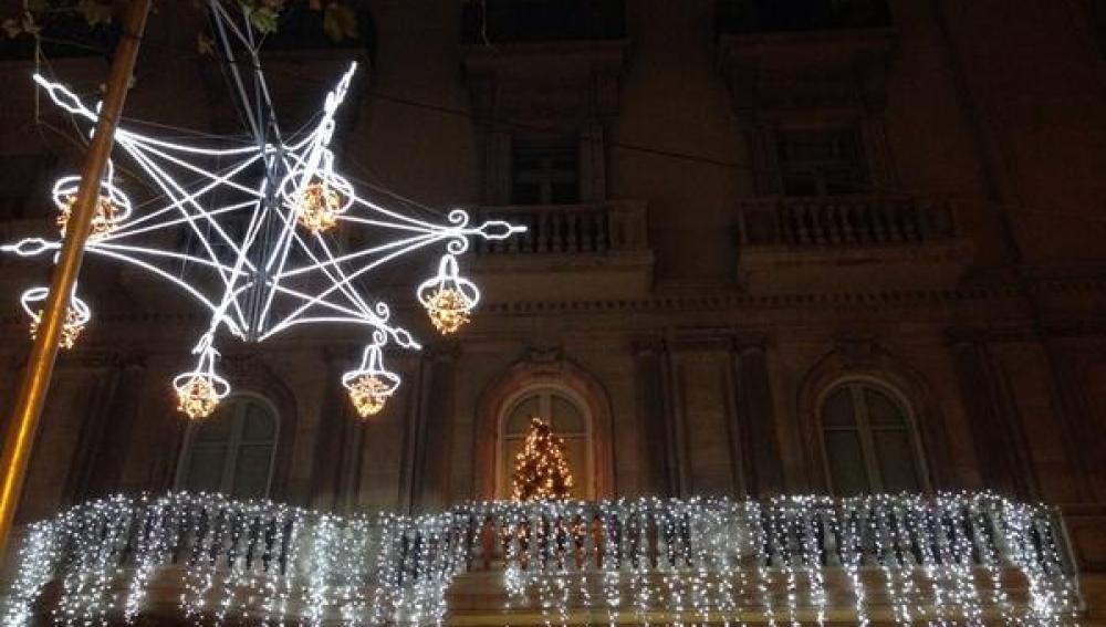 Luces de navidad en Barcelona