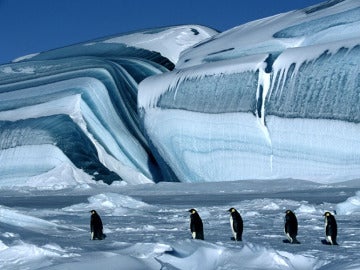Hielo en la Antártida