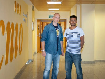 Nabil Djouder (izquierda) y Krishna Tummala (derecha). /CNIO