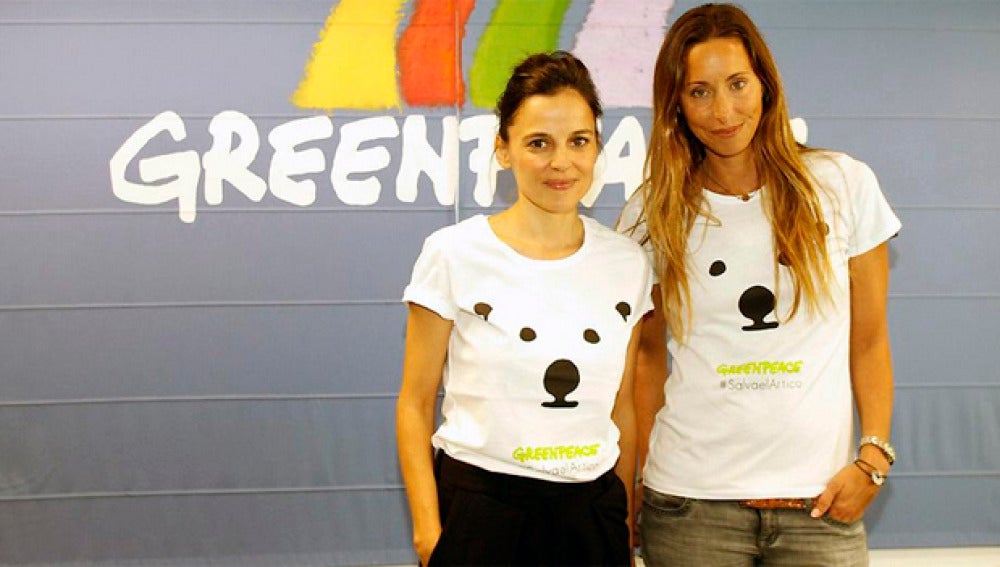 Elena Anaya y Gemma Mengual viajarán con Greenpeace al Ártico