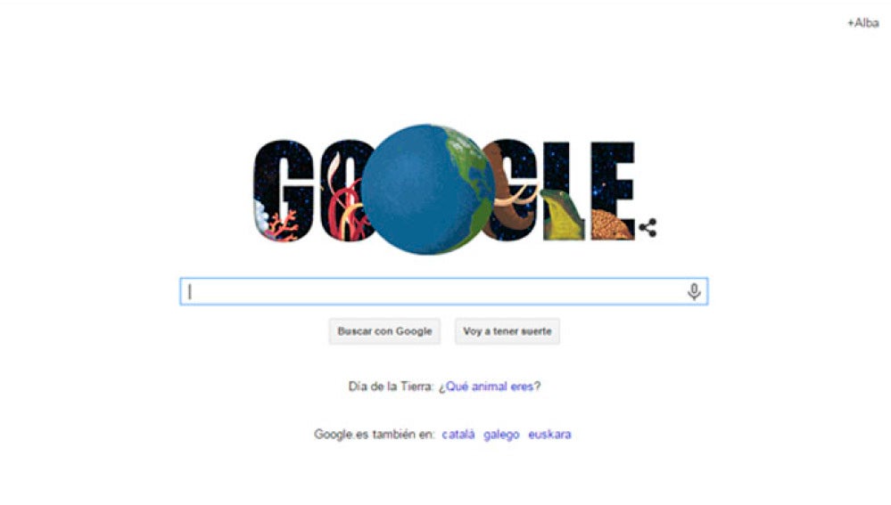 Doodle de Google para celebrar el Día de la Tierra