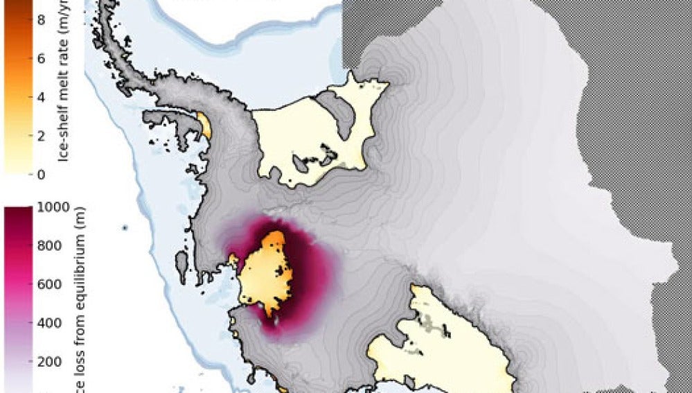 El deshielo de la Antártida oocidental continúa aumentando 
