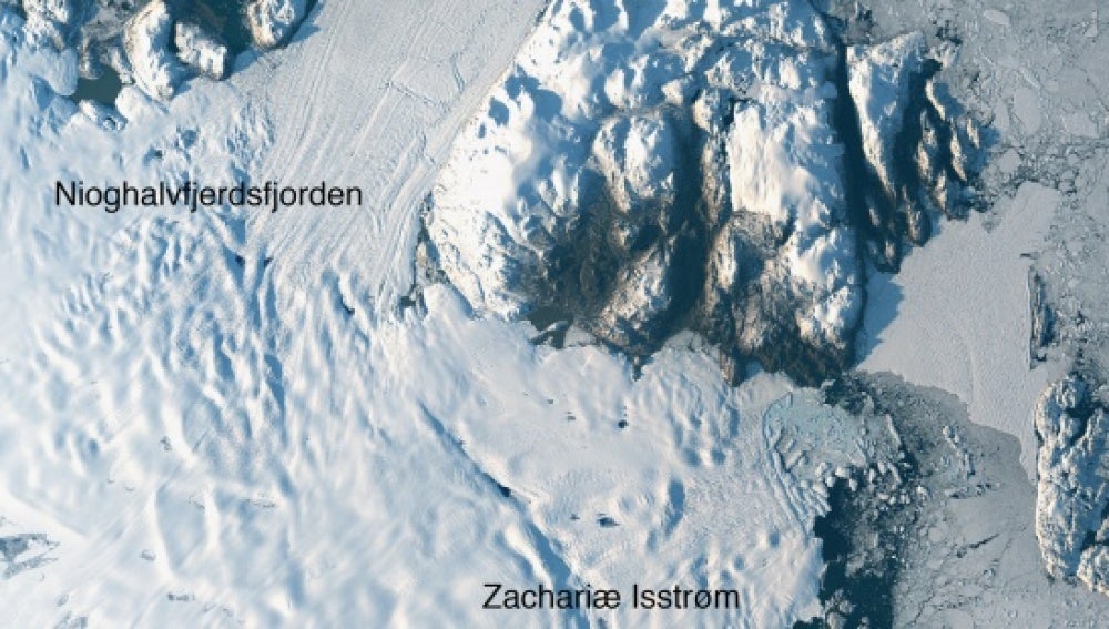 La NASA alerta del deshielo de un glaciar en Groenlandia 