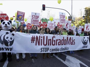 Participantes en la Marcha Mundial por el Clima Participantes en la Marcha Mundial por el Clima
