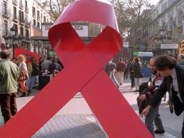 Lazo por el día mundial del SIDA