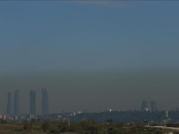 Vista de la contaminación en Madrid