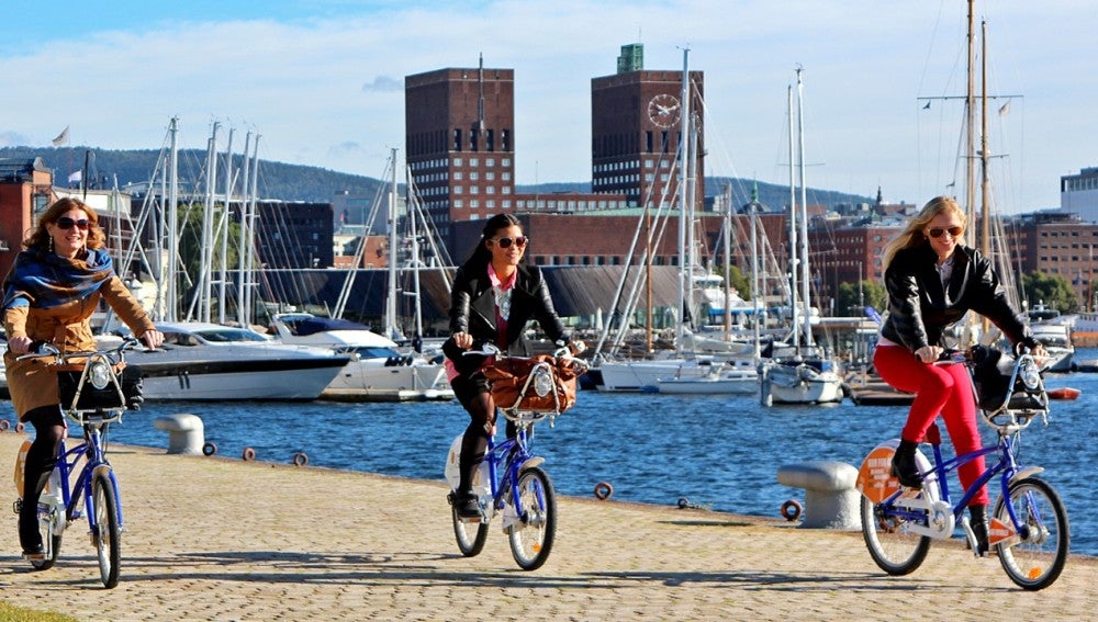 Oslo, en bicicleta