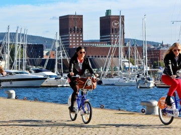 Oslo, en bicicleta Oslo, en bicicleta