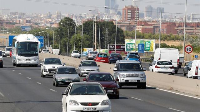 Tráfico en Madrid el fin de semana