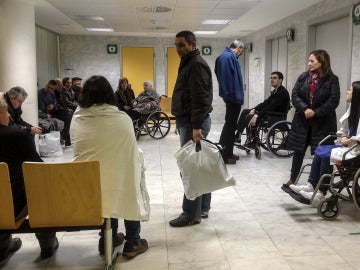 Sala de espera de un hospital, imagen de archivo