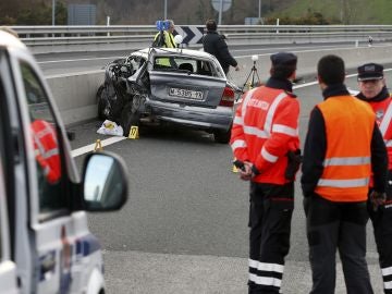 Un accidente del fin de semana en el que fallecieron dos personas