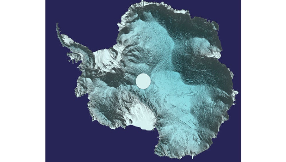 Ya podemos ver una imagen de la Antartida en 3D