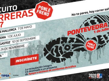 Cartel Carrera Ponle Freno Pontevedra