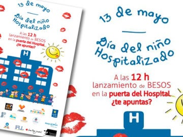 Miles de besos para celebrar el 'Día del Niño Hospitalizado'