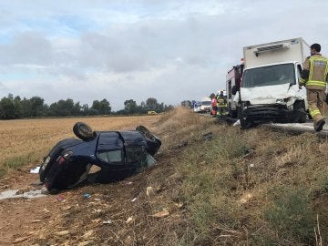 El accidente en la carretera EX-209