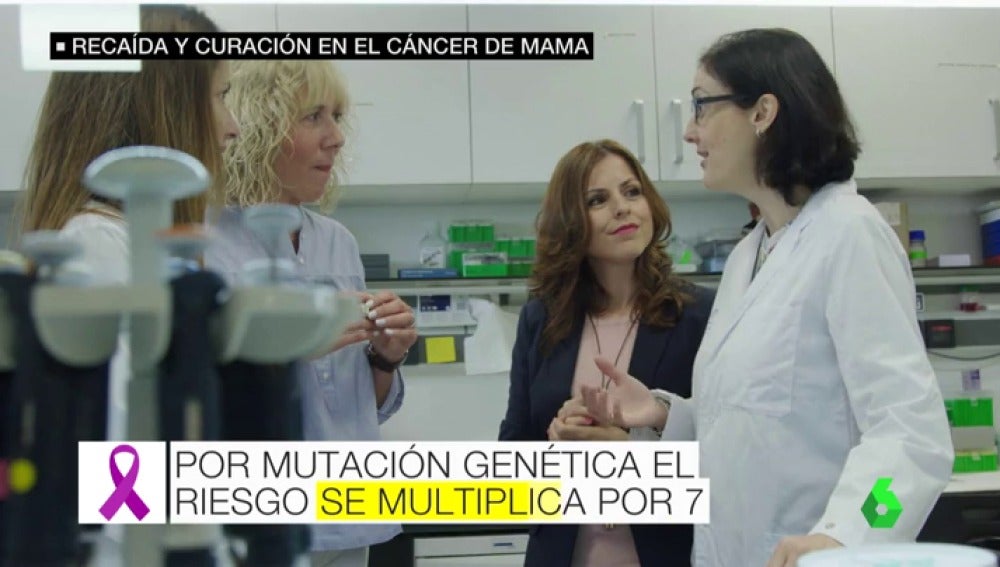 Con una mutación genética heredada se multiplican por siete las posibilidades de padecer cáncer de mama 