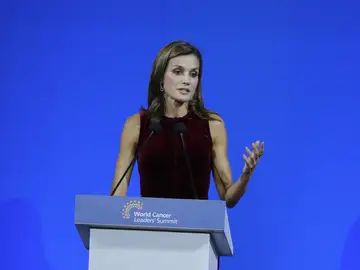 La reina Letizia destaca el compromiso de España en la lucha contra el cáncer La reina Letizia destaca el compromiso de España en la lucha contra el cáncer