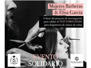 Cortes de pelo a cambio de una donación solidaria de cinco euros para apoyar la investigación en cáncer de colon Cortes de pelo a cambio de una donación solidaria de cinco euros para apoyar la investigación en cáncer de colon