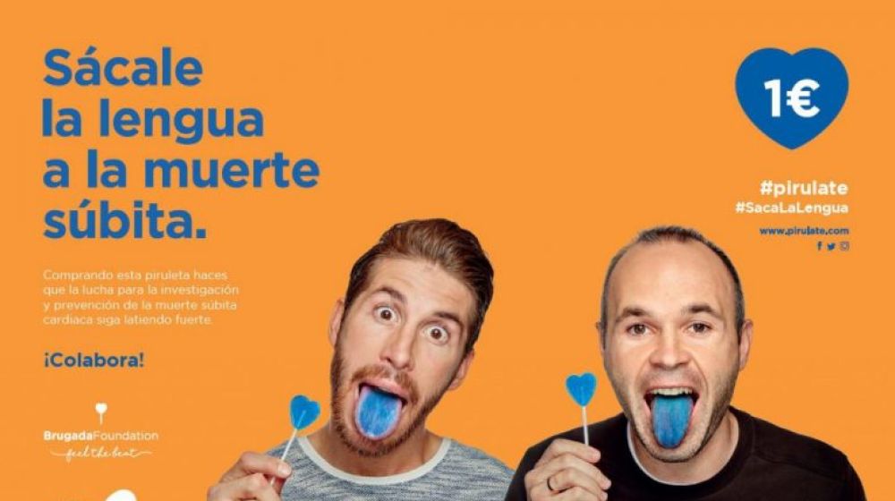 'Saca la lengua a la muerte súbita' con 'Pirulate', una iniciativa de la Fundación Brugada para recaudar fondos que irán destinados a la investigación contra esta enfermedad 