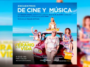 CreaCultura celebra un nuevo 'Encuentro de cine y música' de la película' El mejor verano de mi vida' CreaCultura celebra un nuevo 'Encuentro de cine y música' de la película' El mejor verano de mi vida'