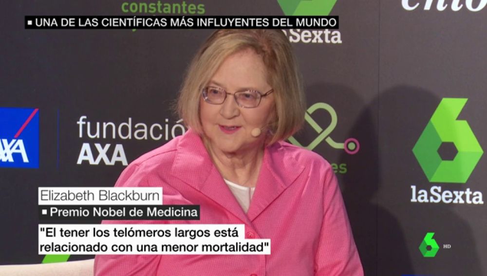  laSexta, a través de Constantes y Vitales trae a España a Elizabeth Blackburn, Premio Nobel de Medicina en 2009 por descubrir los telómeros 