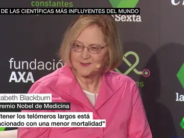laSexta, a través de Constantes y Vitales trae a España a Elizabeth Blackburn, Premio Nobel de Medicina en 2009 por descubrir los telómeros laSexta, a través de Constantes y Vitales trae a España a Elizabeth Blackburn, Premio Nobel de Medicina en 2009 por descubrir los telómeros